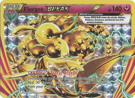 Florges Break 104/162 Rare - Pokemon XY Break Through Card