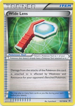 Wide Lens 95/108 Uncommon - Pokemon XY Roaring Skies Card