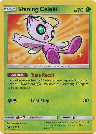 Shining Celebi - SM79 - Promo Pokemon Sun & Moon Promos