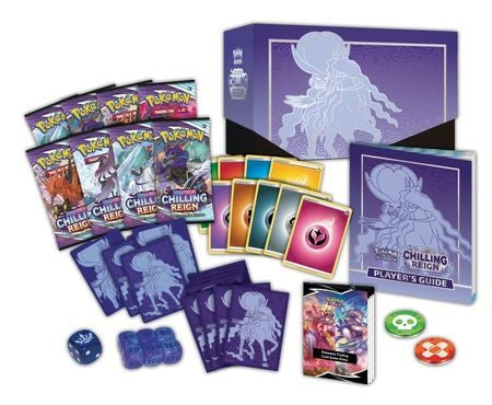 Sword & Shield Chilling Reign: Shadow Rider Calyrex Elite Trainer Box (Pokemon) Pokemon Sealed Product