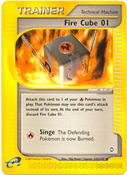 Pokemon Aquapolis - Fire Cube 01