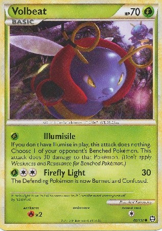 Pokemon Card HS Triumphant Volbeat Common 82/102