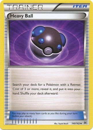 Heavy Ball 140/162 Uncommon - Pokemon XY Break Through Card