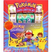 NEW Pokemon Sticker Extravaganza: 190 Stickers & Album