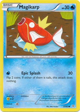 Magikarp 22/83 Common - Pokemon Generations Card