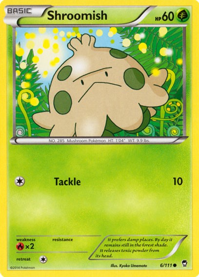 Shroomish 6/111 - Pokemon XY Furious Fists Card