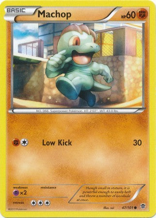 Machop 47/101 - Pokemon Plasma Blast Common Card