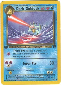 Pokemon Team Rocket Uncommon Card - Dark Golduck 37/82