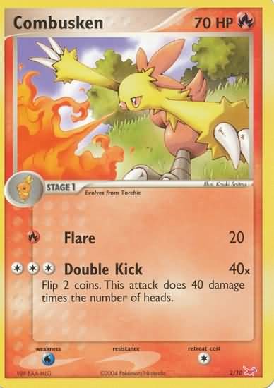 Pokemon Common Promo Single Card - Combusken 2/10