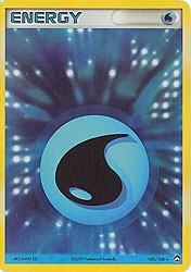 Pokemon EX Power Keepers Rare Card - Water Energy 105/108