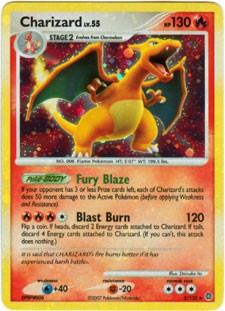 Pokemon Secret Wonders Holo Rare Card - Charizard 3/132