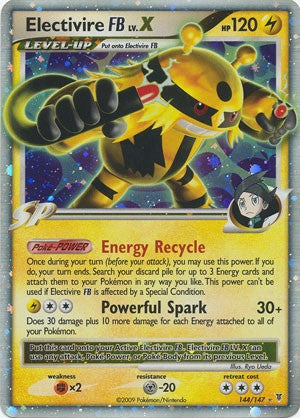 Pokemon Supreme Victors Ultra Rare Card - Electivire FB LV .X 144/147