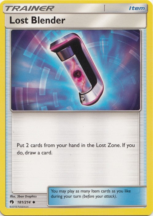 Lost Blender - 181/214 Pokemon » SM Lost Thunder Uncommon