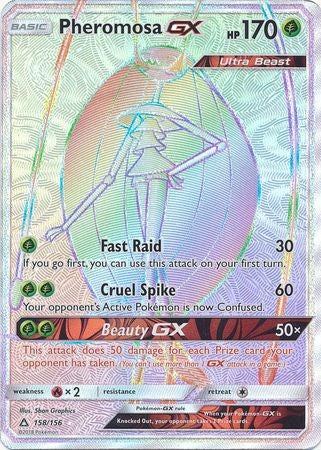 Pheromosa GX 158/156 Hyper Rare - Pokemon Ultra Prism