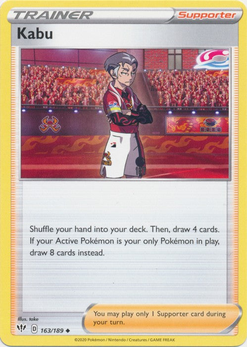 Kabu - 163/189 Pokemon » SWSH Darkness Ablaze Uncommon