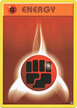 Fighting Energy 96/108 Common - Pokemon XY Evolutions Single Card