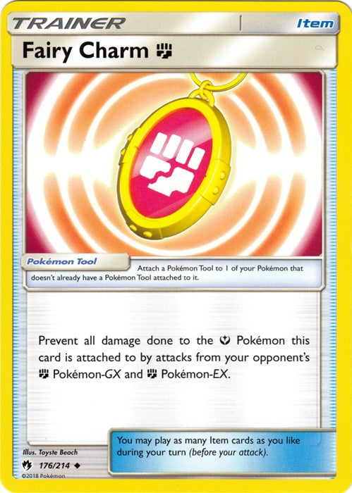 Fairy Charm F - 176/214 Pokemon » SM Lost Thunder Uncommon