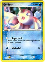Pokemon EX Deoxys Common Card - Goldeen 61/107