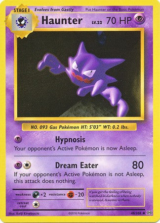 Haunter 48/108 Uncommon - Pokemon XY Evolutions Single Card