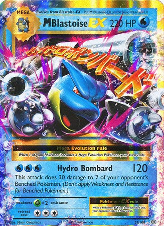 M Blastoise EX 22/108 Ultra Rare - Pokemon XY Evolutions Single Card