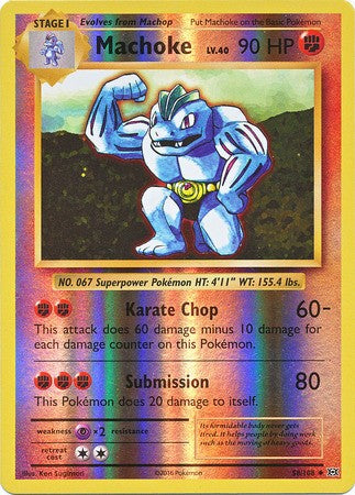 Machoke 58/108 Uncommon - Reverse Pokemon XY Evolutions Single Card