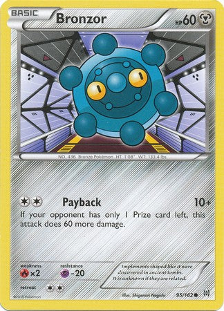 Bronzor 95/162 Common - Pokemon XY Break Through Card
