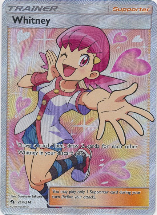Whitney - 214/214 - Sun & Moon: Lost Thunder Full Art Ultra Rare