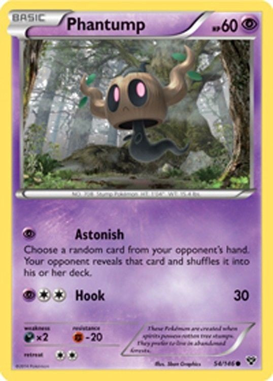 Phantump 54/146 - Pokemon XY Common Card