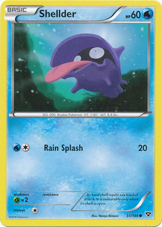 Shellder 31/146 - Pokemon XY Common Card