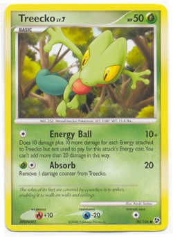 Pokemon Diamond & Pearl Great Encounters - Treecko (Common) Card