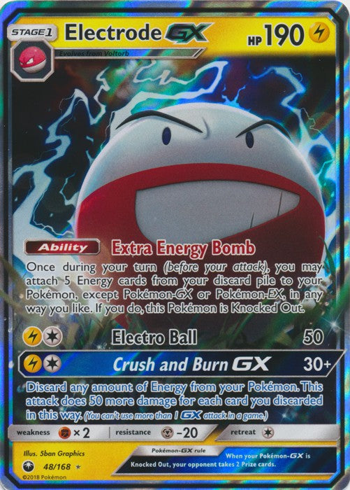 Electrode GX 48/168 Ultra Rare - Celestial Storm SM7 Pokemon Card