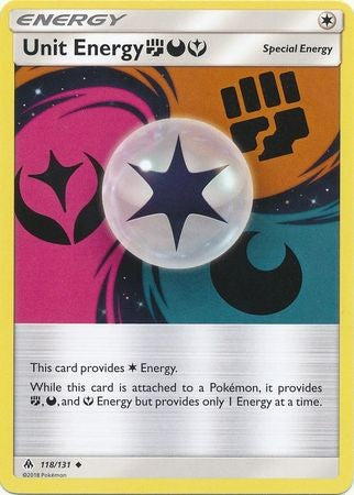 Unit Energy FDY 118/131 Uncommon - Pokemon Sun & Moon Forbidden Light Card