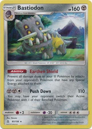 Bastiodon 85/156 Holo Rare - Pokemon Ultra Prism