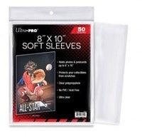 Ultra Pro 8" x 10" Soft Sleeves (50-Pack)