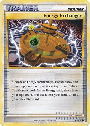 Pokemon Card HeartGold Undaunted Uncommon Energy Exchanger 73/90