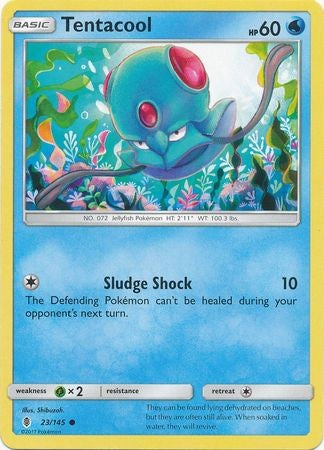 Tentacool 23/145 Common - Pokemon Sun & Moon Guardians Rising Card