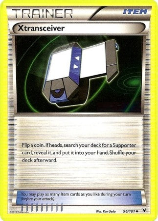 Pokemon Noble Victories Uncommon Trainer Card - Xtransceiver 96/101