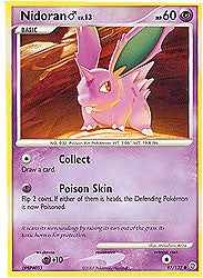 Pokemon Secret Wonders Common Card - Nidoran 97/132