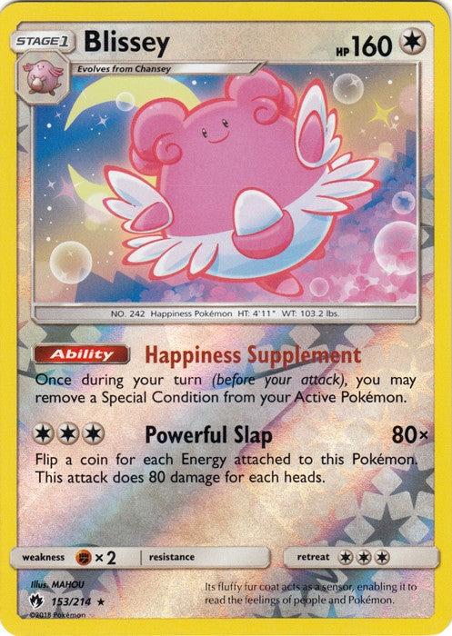 Blissey - 153/214 (Reverse Foil) Pokemon » SM Lost Thunder HR