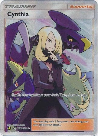 Cynthia - SV82/SV94 - Full Art Ultra Rare Sun & Moon: Hidden Fates Singles
