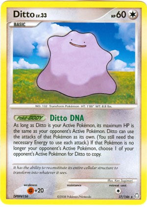 Pokemon Legends Awakened Rare Card - Ditto 27/146
