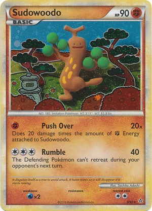Pokemon Card HS Unleashed Single Card Holofoil Rare Sudowoodo 9/95