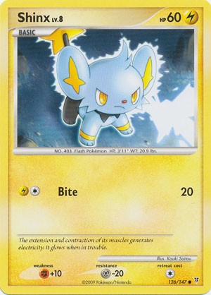Pokemon Supreme Victors Common Card - Shinx 126/147