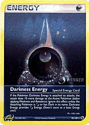 Pokemon Holo Rare Promo Card - Darkness Energy (Winner)