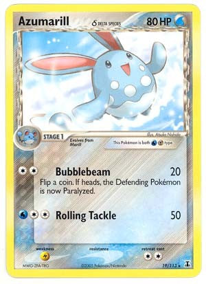 Pokemon EX Delta Species- Azumarill