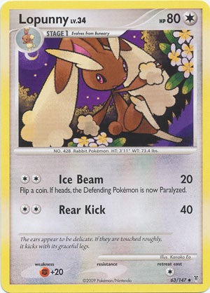 Pokemon Supreme Victors Uncommon Card - Lopunny 63/147