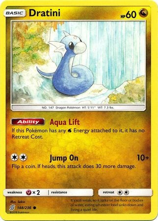 Dratini - 148/236 - Common Sun & Moon: Unified Minds