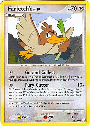 Pokemon Diamond and Pearl Stormfront Card - Farfetch'd (U)