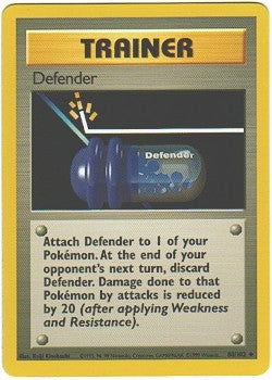 Pokemon Basic Uncommon Card - Trainer Defender 80/102
