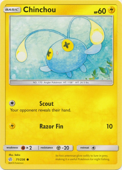 Chinchou - 71/236 Cosmic Eclipse